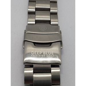 Deep Blue 22mm Diver Stainless Steel Watch Band